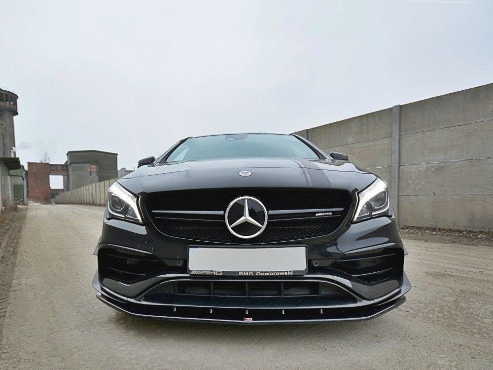 Maxton Design Front Splitter V.1 Mercedes CLA 45 AMG C117 (Facelift) (2017-UP)