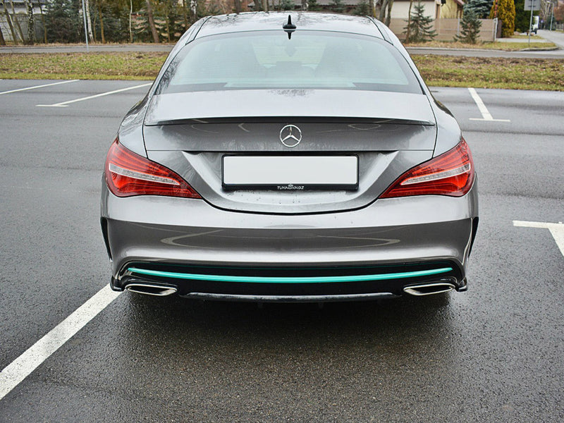 Maxton Design Rear Side Splitters Mercedes-Benz CLA C117 AMG-Line Facelift - Textured