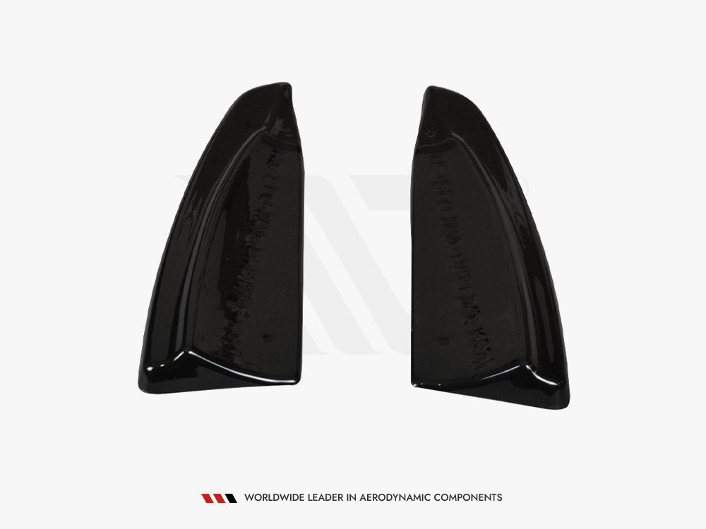 Maxton Design Rear Side Splitters Mercedes-Benz CLA C117 AMG-Line Facelift - Carbon Look