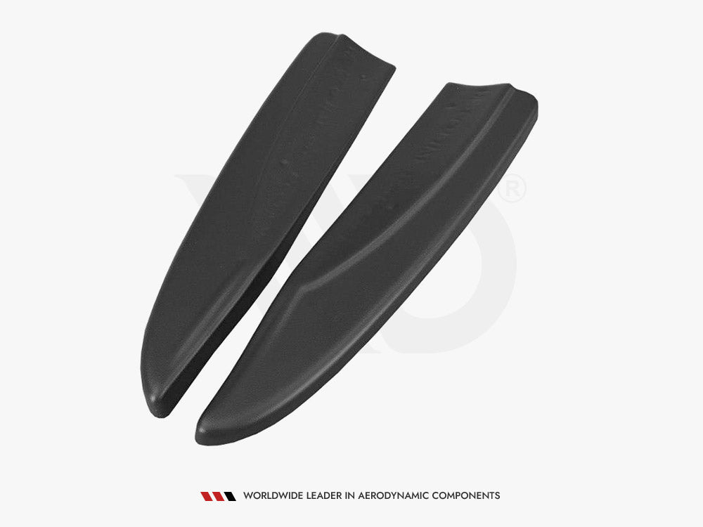 Maxton Design Rear Side Splitters Mercedes CLA A45 AMG C117 Facelift (2017-UP) - Textured