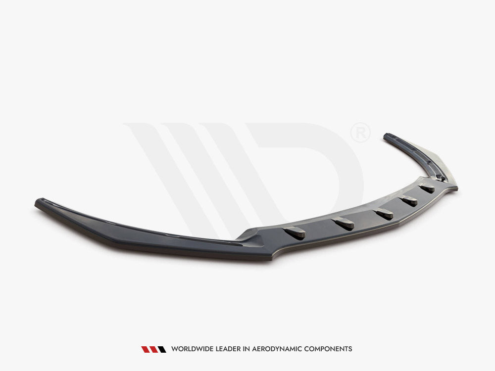 Maxton Design Front Splitter V.2 Mercedes-AMG CLA 35 Aero C118 - Textured