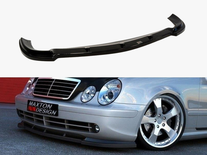 Maxton Design Front Splitter Mercedes CLK W208 (For W208 AMG) - Textured