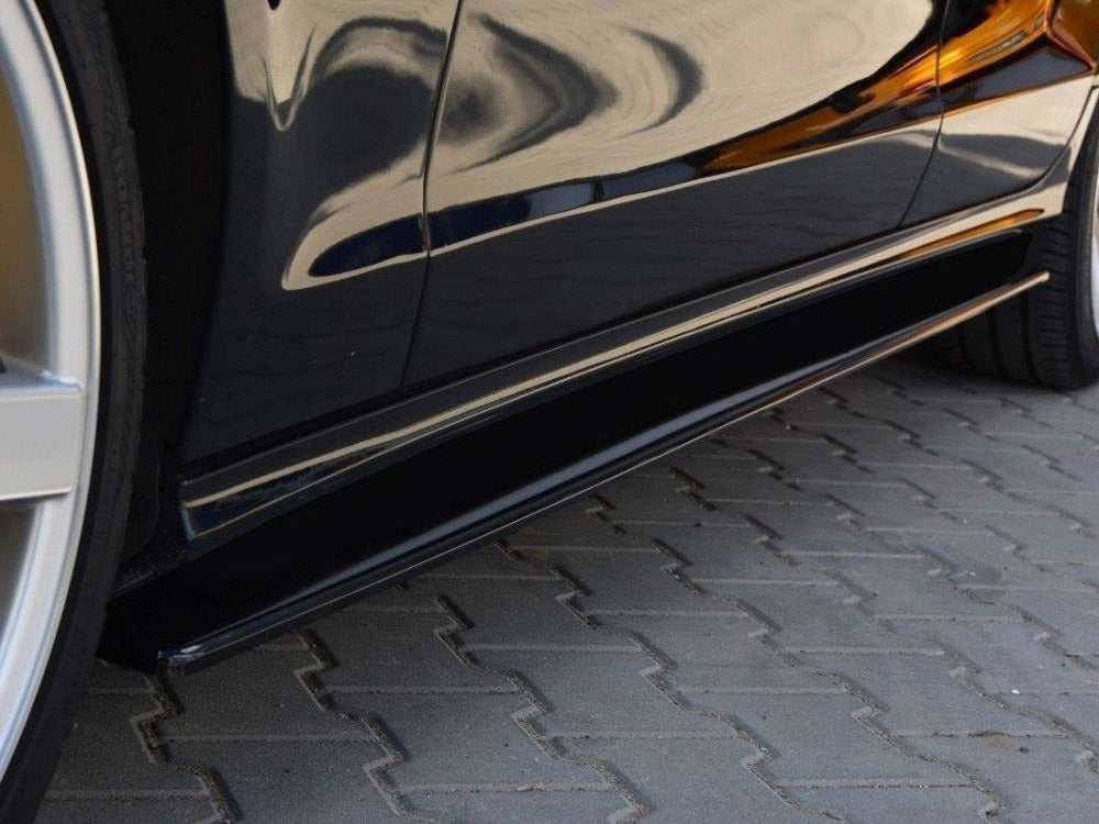 Maxton Design Side Skirts Diffusers Mercedes CLS C218 Amg-line (2011-2014) - Textured