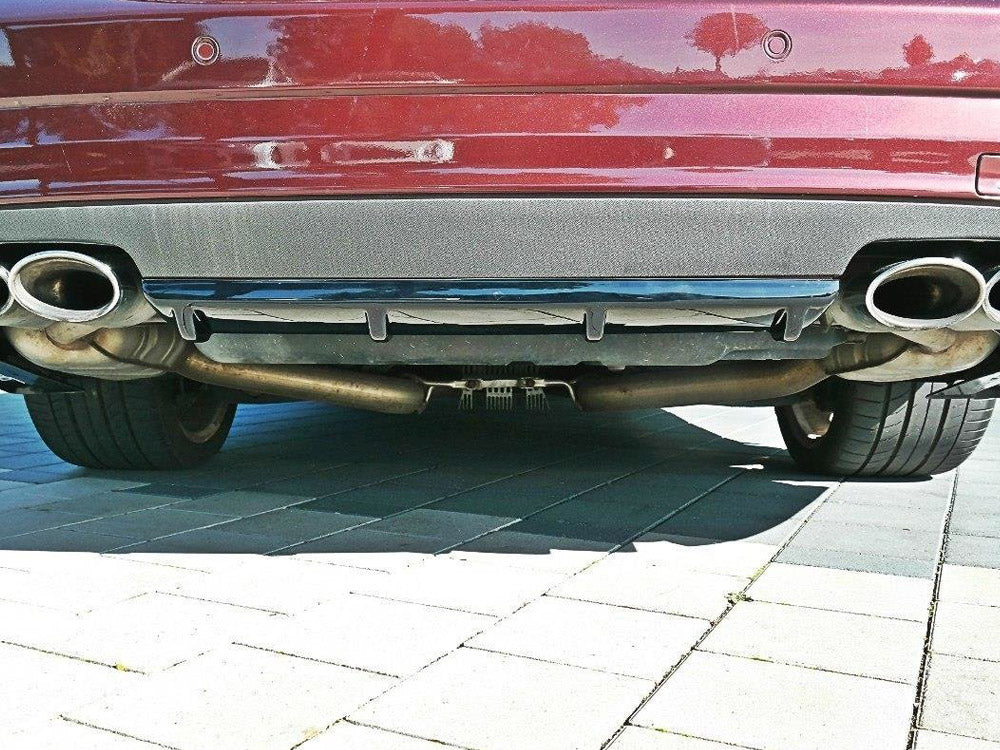 Maxton Design Rear Valance Mercedes CLS C219 55 AMG (2004-2006) - Carbon Look