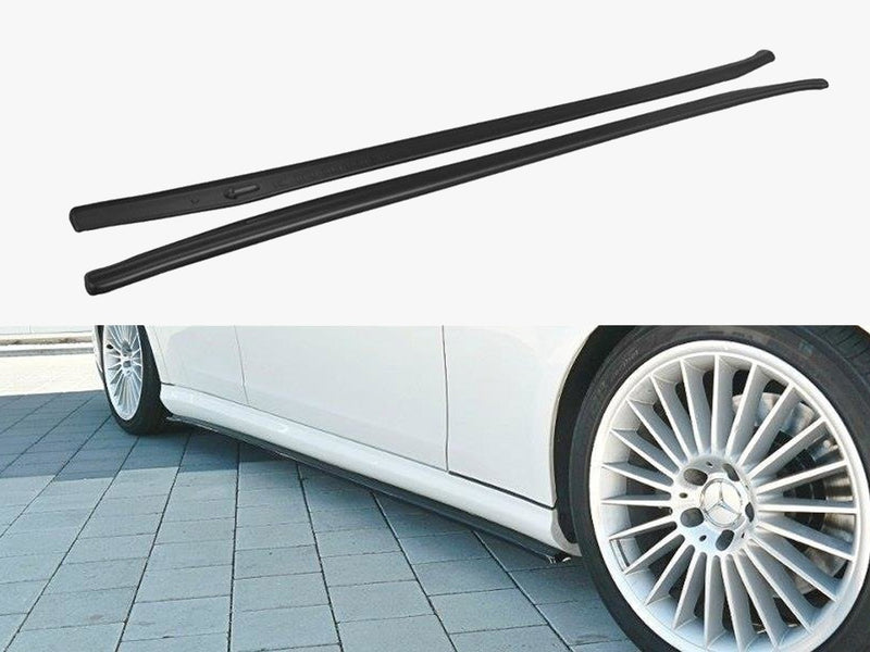 Maxton Design Side Skirts Diffusers Mercedes CLS C219 55AMG (2004-2006)