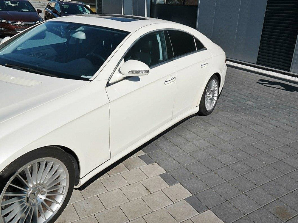 Maxton Design Side Skirts Diffusers Mercedes CLS C219 55AMG (2004-2006)