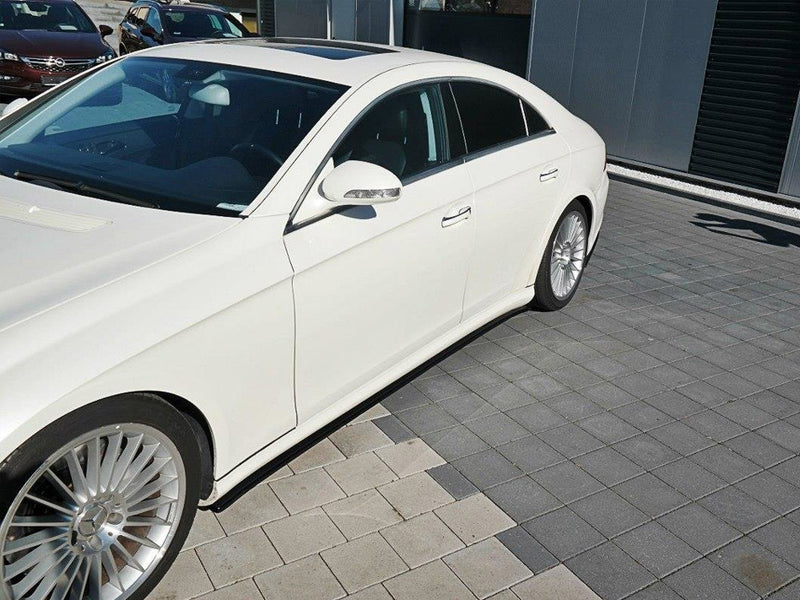 Maxton Design Side Skirts Diffusers Mercedes CLS C219 55AMG (2004-2006)