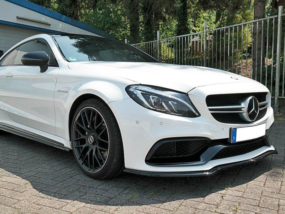 Maxton Design Front Splitter V.1 Mercedes C 205 63 AMG Coupe