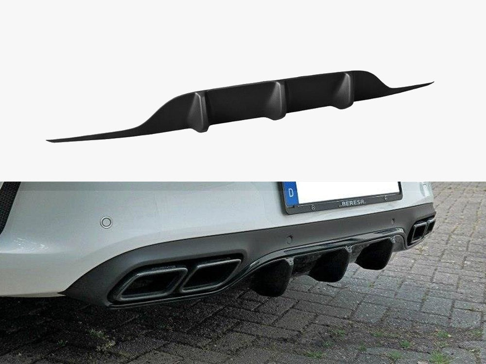 Maxton Design Rear Valance Mercedes C 205 63 AMG Coupe (2016-2018) - Carbon Look