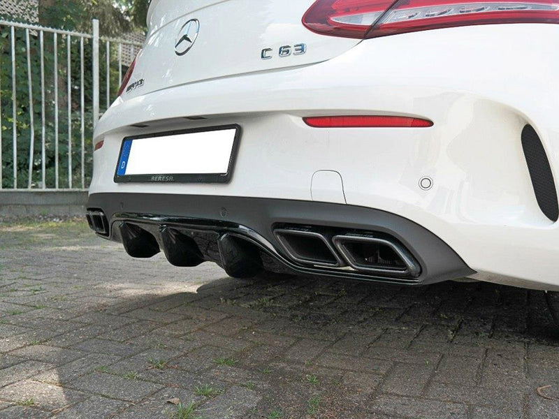 Maxton Design Rear Valance Mercedes C 205 63 AMG Coupe (2016-2018)