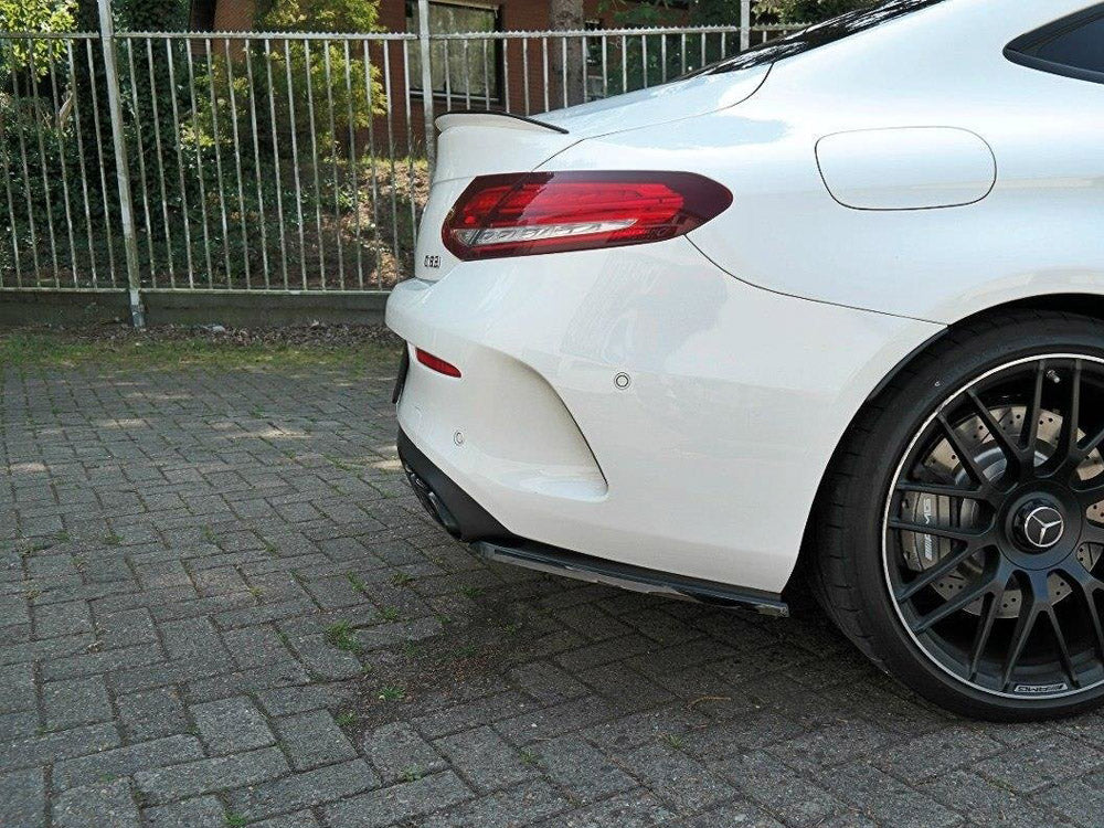 Maxton Design Rear Side Splitters Mercedes C 205 63 AMG Coupe (2016-2018)