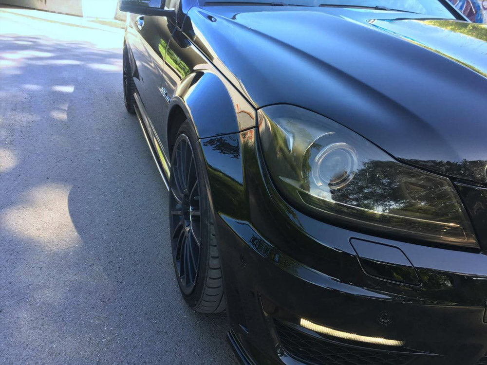 Maxton Design Side Skirts Diffusers Mercedes-Benz C63 AMG Sedan / Estate W204 / S204 Facelift