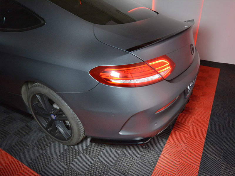 Maxton Design Rear Side Splitters Mercedes C-class W205 Coupe Amg-line (2015-2018)