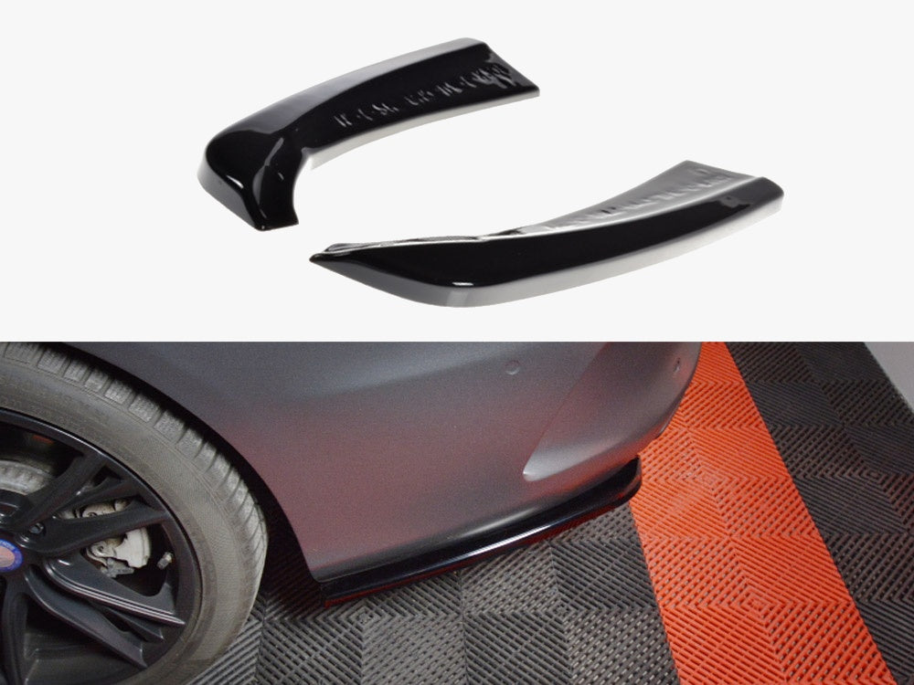 Maxton Design Rear Side Splitters Mercedes C-class W205 Coupe Amg-line (2015-2018)