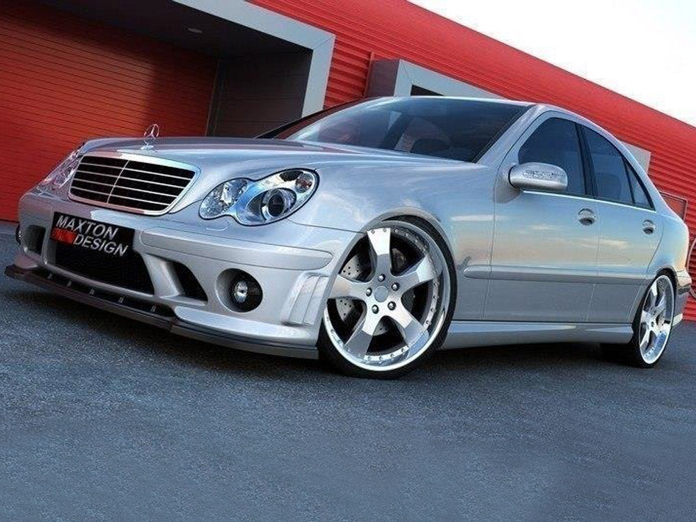 Maxton Design Front Splitter (For ME-C-203-AMG204-F1 Bumper)