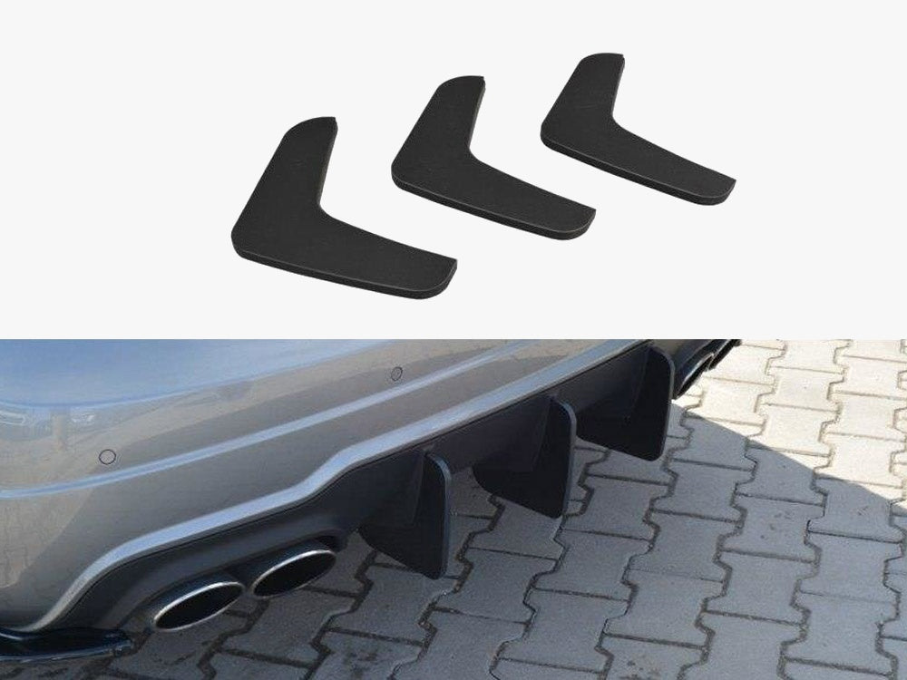 Maxton Design Rear Diffuser V.1 Mercedes C W204 Amg-line (Facelift)