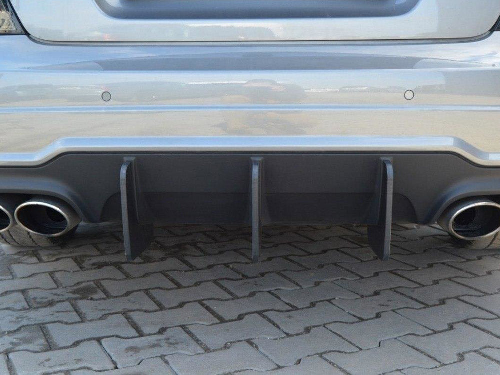 Maxton Design Rear Diffuser V.1 Mercedes C W204 Amg-line (Facelift)