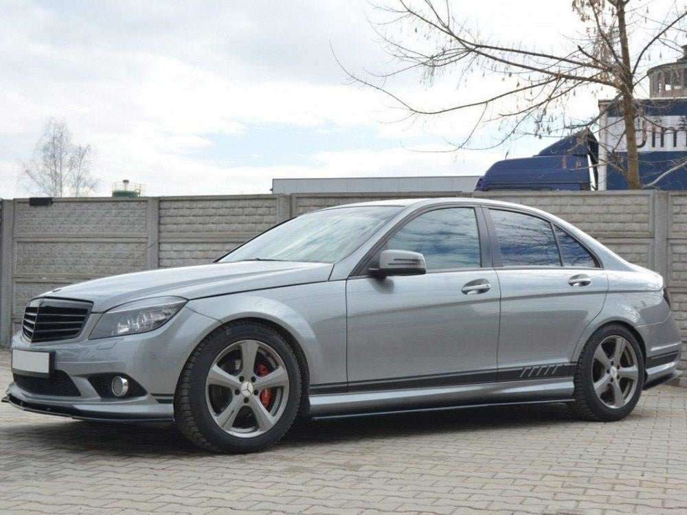 Maxton Design Side Skirts Diffusers Mercedes-Benz C Sedan / Estate AMG-Line W204 / S204