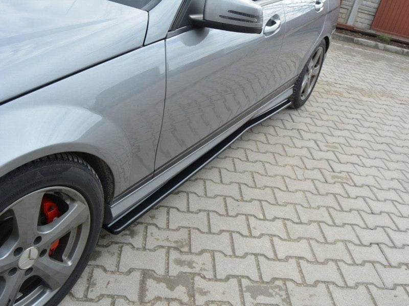 Maxton Design Side Skirts Diffusers Mercedes-Benz C Sedan / Estate AMG-Line W204 / S204