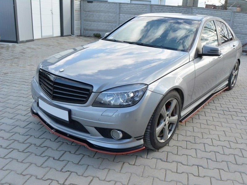 Maxton Design Side Skirts Diffusers Mercedes-Benz C Sedan / Estate AMG-Line W204 / S204