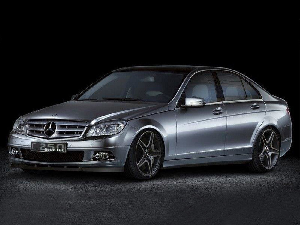 Maxton Design Front Splitter Mercedes C-class W204 Preface - Carbon Look