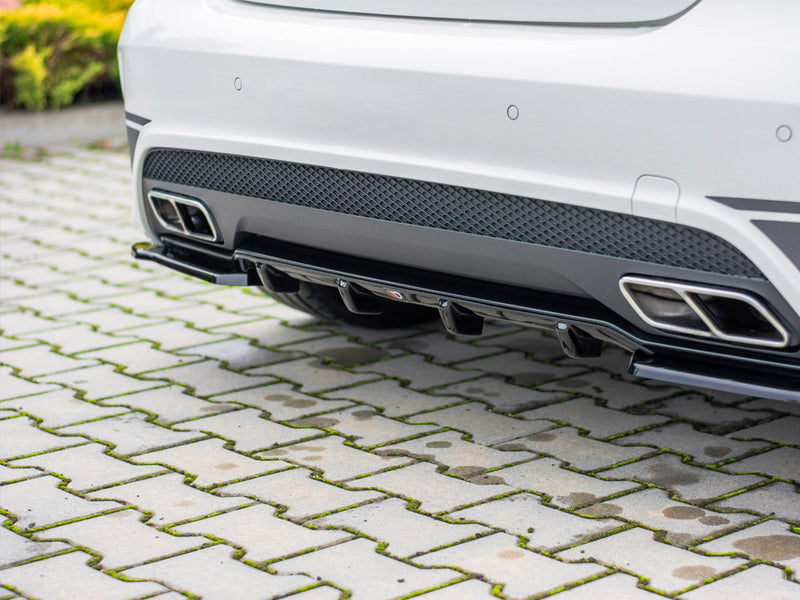 Maxton Design Rear Valance Mercedes A45 AMG W176 - Textured