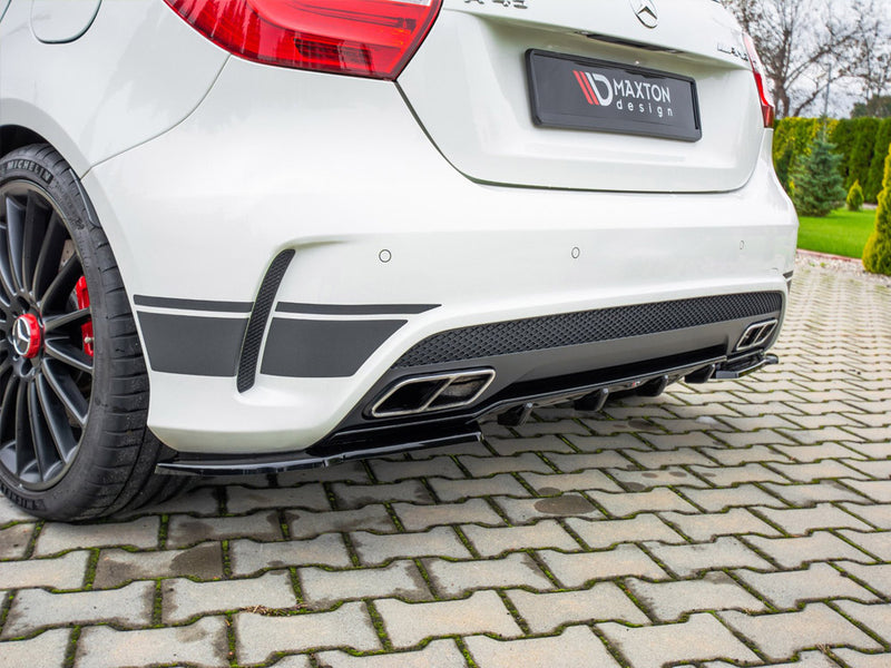 Maxton Design Rear Valance Mercedes A45 AMG W176 - Textured