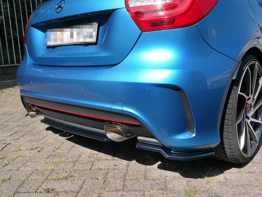 Maxton Design Rear Splitter Mercedes A-Class W176 AMG-Line Pre-Facelift