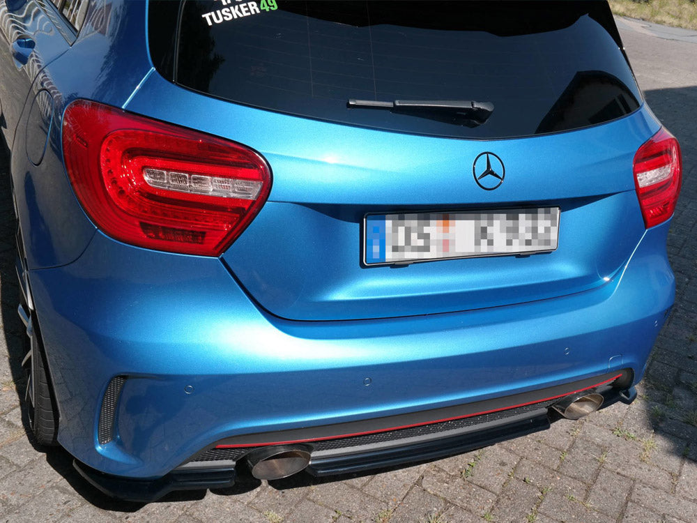 Maxton Design Rear Splitter Mercedes A-Class W176 AMG-Line Pre-Facelift