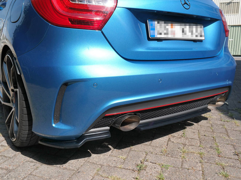 Maxton Design Rear Splitter Mercedes A-Class W176 AMG-Line Pre-Facelift