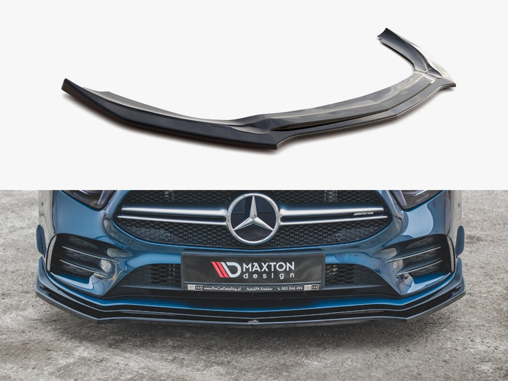 Maxton Design Front Splitter V.2 Mercedes A35 AMG AERO W177
