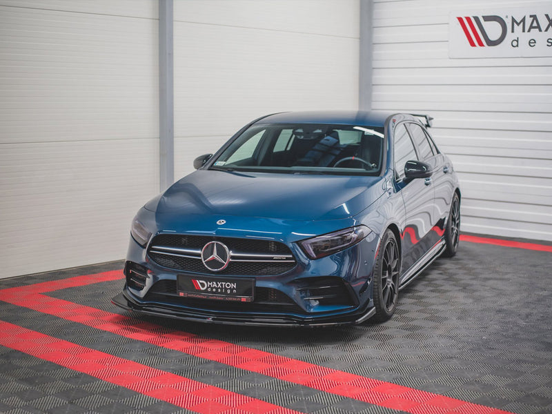 Maxton Design Front Splitter V.3 Mercedes A35 AMG AERO W177
