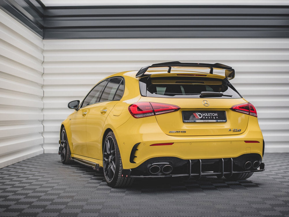 Maxton Design Street PRO Rear Diffuser Mercedes AMG A45 S Aero Pack W177 - Red