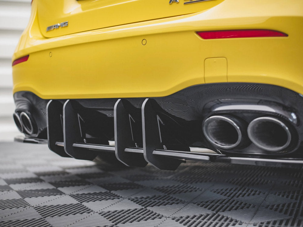 Maxton Design Street PRO Rear Diffuser Mercedes AMG A45 S Aero Pack W177 - Red