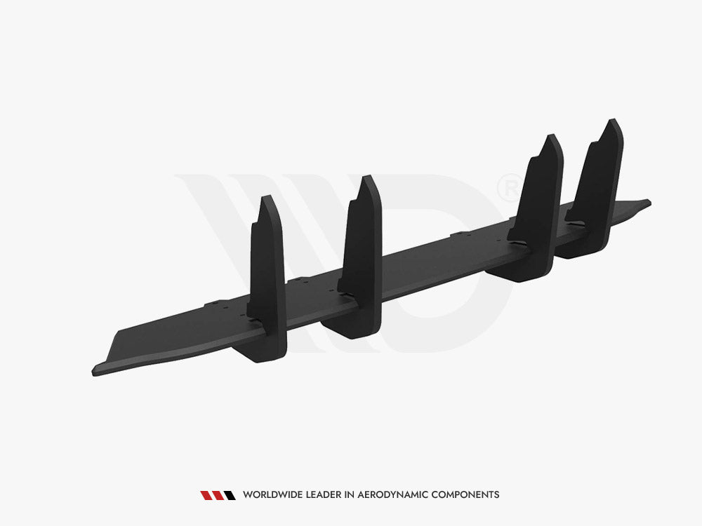 Maxton Design Street PRO Rear Diffuser Mercedes AMG A45 S Aero Pack W177 - Red