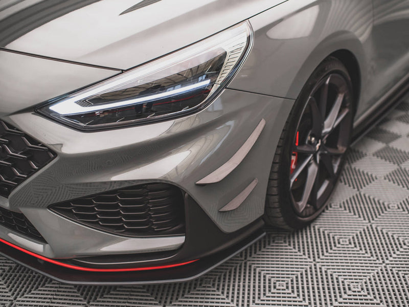 Maxton Design Front Bumper Wings (Canards) Hyundai I30 N / I30 N-Line Hatchback / Fastback Mk3 Facelift