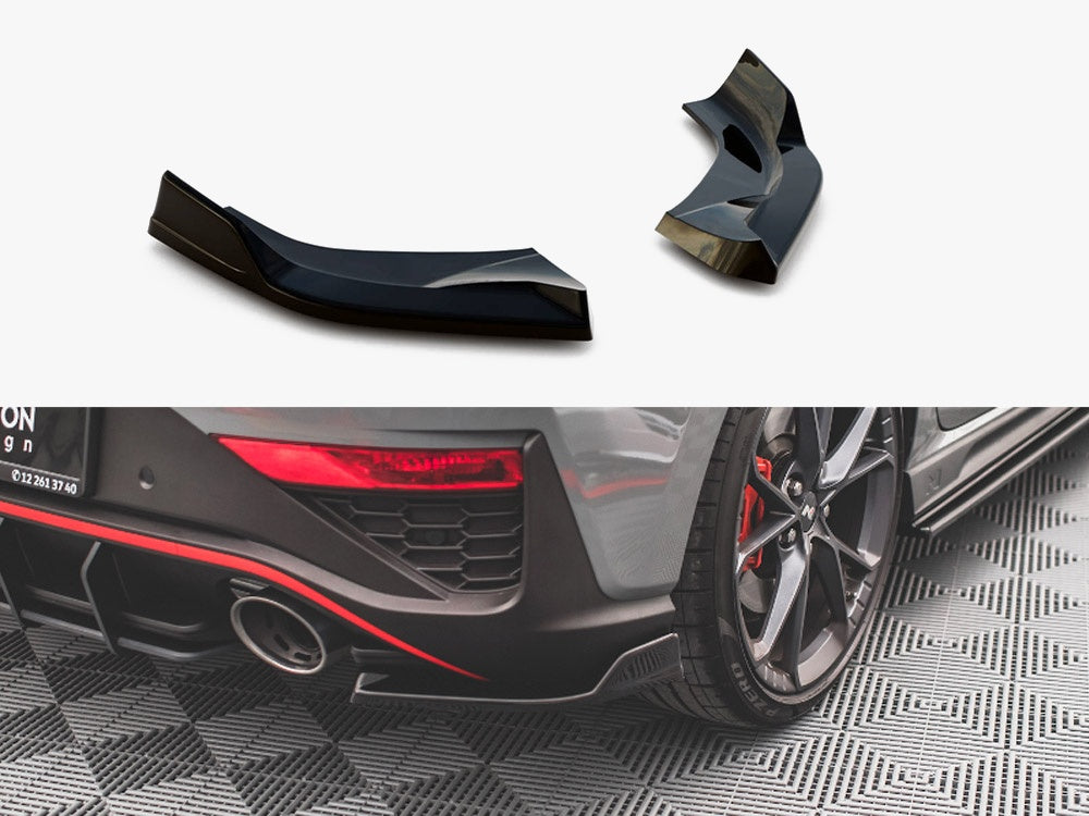 Maxton Design Rear Side Splitters V.3 Hyundai I30 N Hatchback Mk3 Facelift