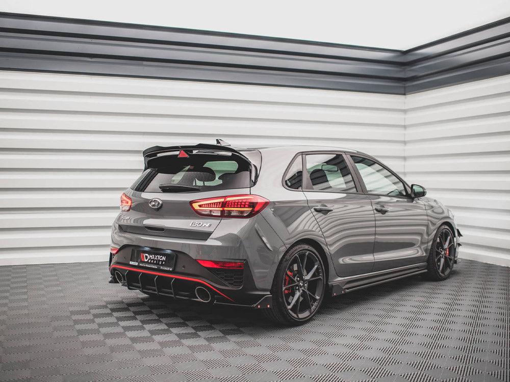 Maxton Design Rear Side Splitters V.1 + Flaps Hyundai I30 N Hatchback Mk3 Facelift