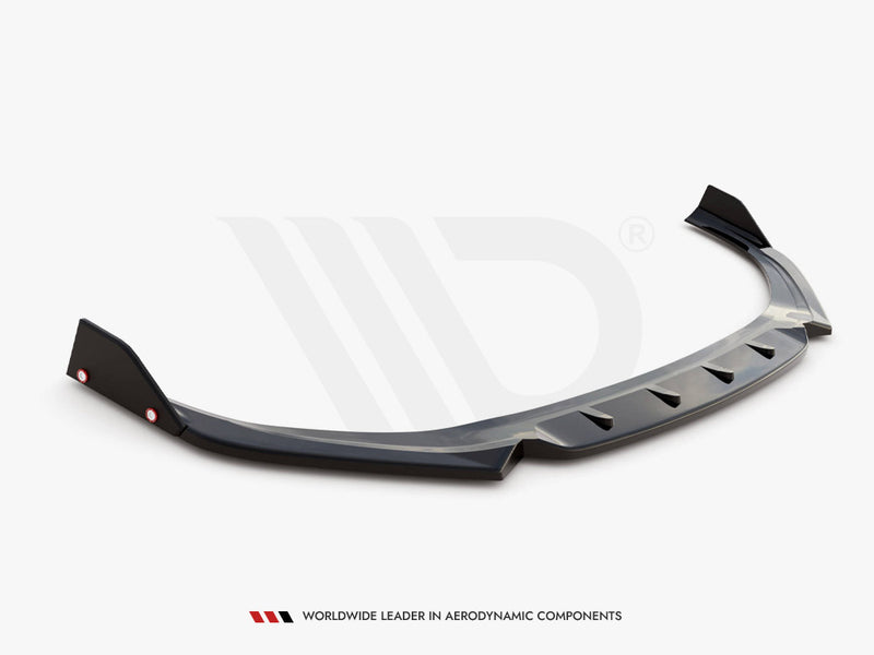 Maxton Design Front Splitter V.1 + Flaps Hyundai I30 N / I30 N-Line Hatchback / Fastback Mk3 Facelift