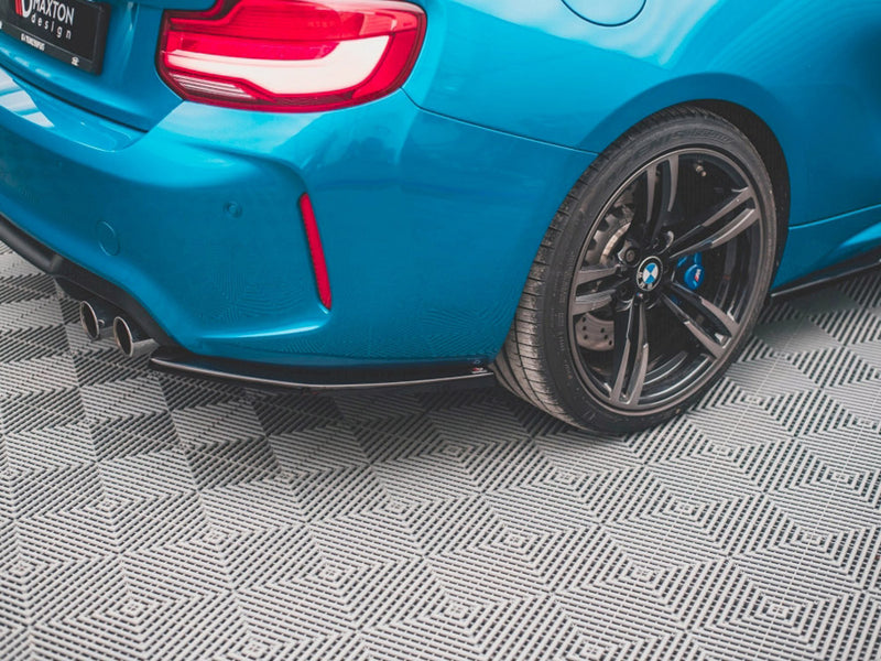 Maxton Design Rear Side Splitters V.2 BMW M2 F87 (2016-2020)