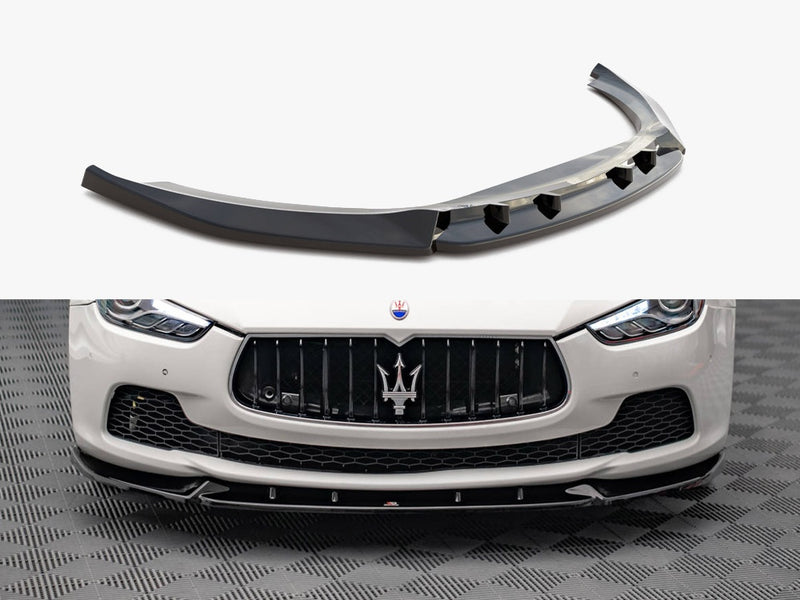 Maxton Design Front Splitter V.2 Maserati Ghibli MK3 (2013-2017)