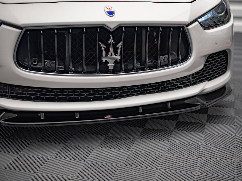 Maxton Design Front Splitter V.2 Maserati Ghibli MK3 (2013-2017)