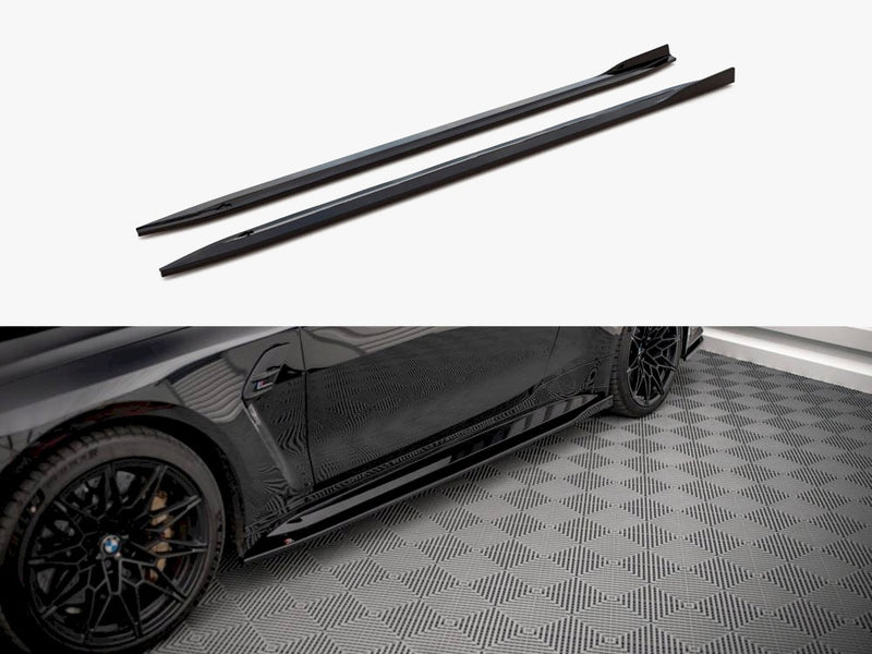 Maxton Design Side Skirt Diffusers V.1 BMW M4 G82 / G82 Facelift