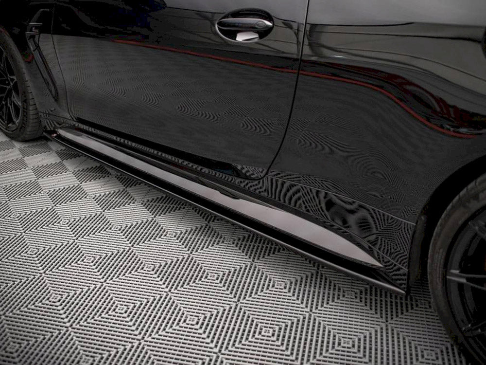 Maxton Design Side Skirt Diffusers V.2 BMW M4 G82 / G82 Facelift
