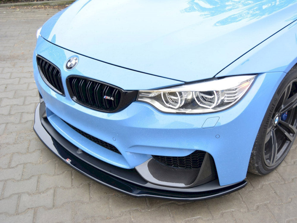 Maxton Design Front Splitter BMW M4 F82 M-Performance - Textured