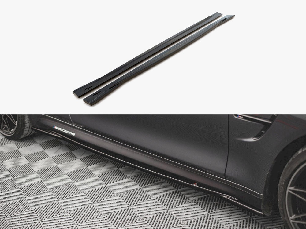 Maxton Design Side Skirts Diffusers BMW M4 F82
