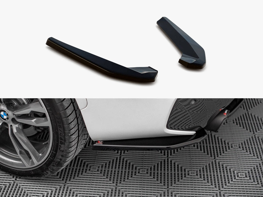 Maxton Design Rear Side Splitters BMW X1 M-Pack F48 / F48 Facelift