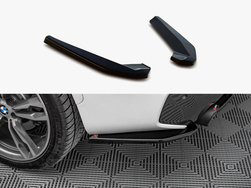 Maxton Design Rear Side Splitters BMW X1 M-Pack F48 / F48 Facelift