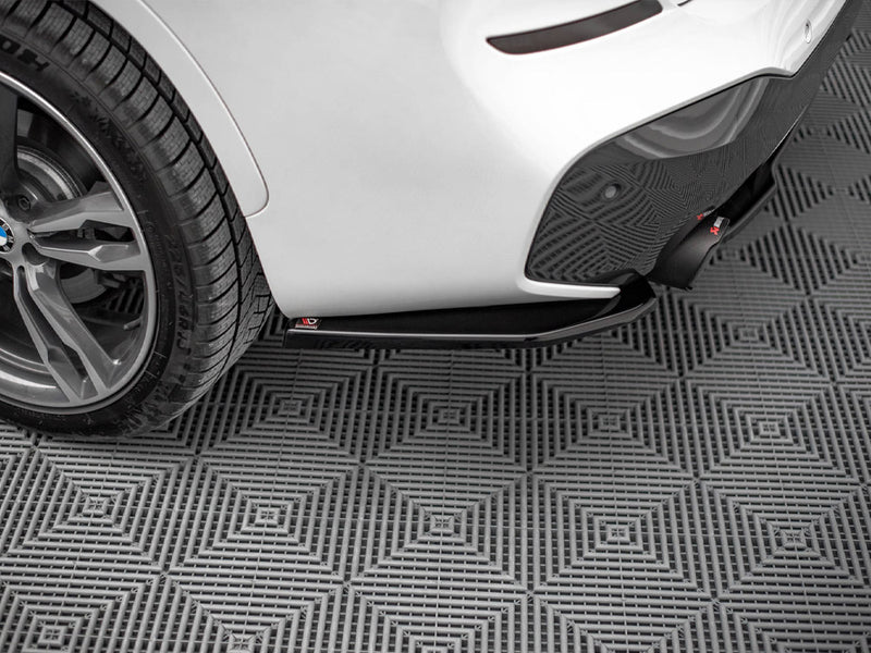 Maxton Design Rear Side Splitters BMW X1 M-Pack F48 / F48 Facelift