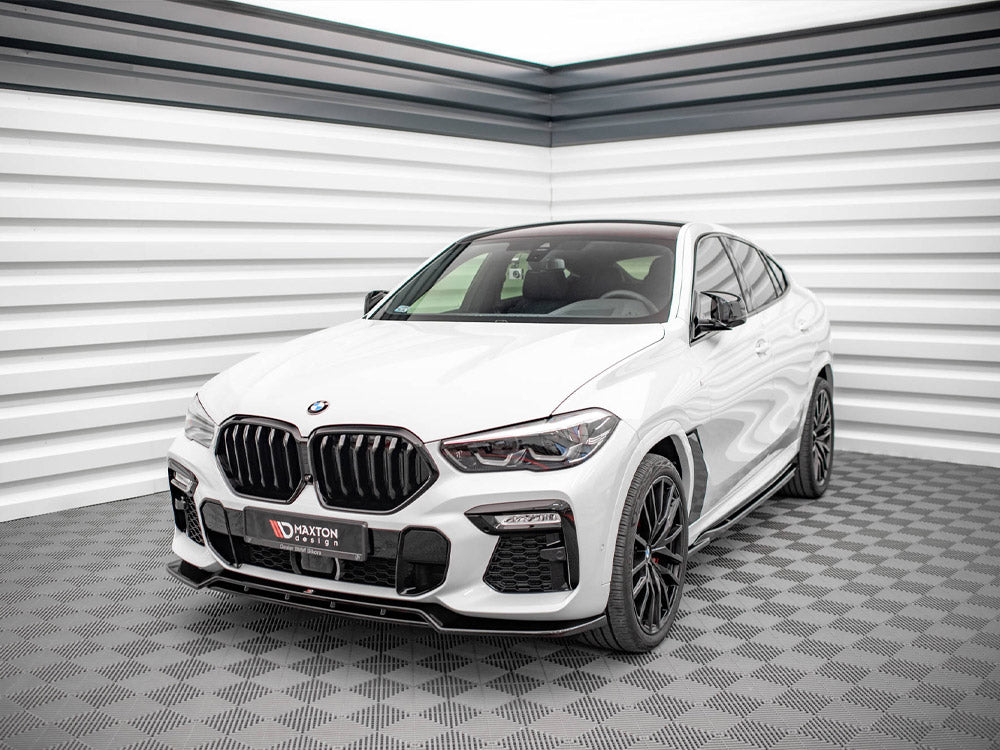 Maxton Design Front Splitter V.2 BMW X6 M-Pack G06